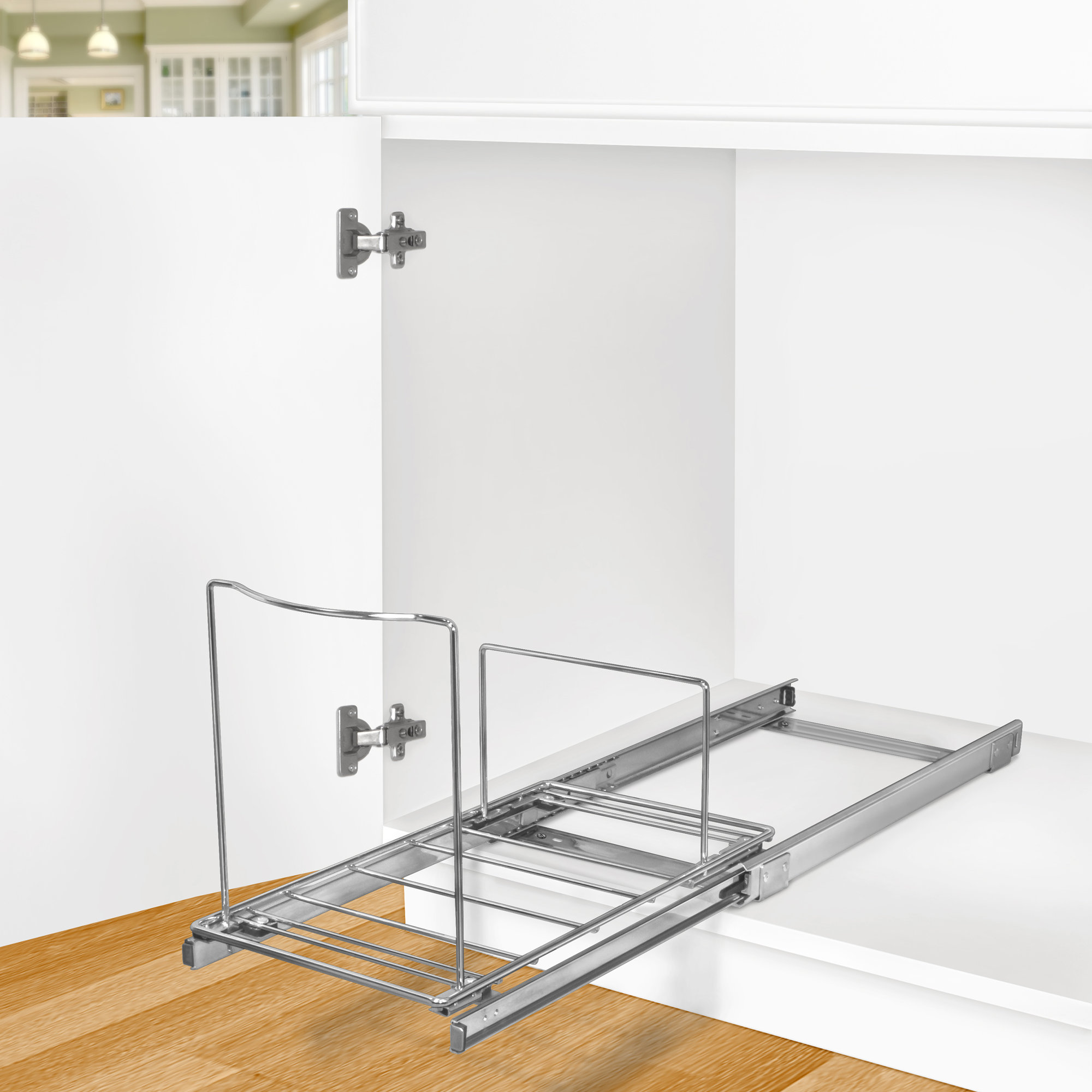Lynk Roll Out Bin Holder Pull Out Drawer Under Cabinet